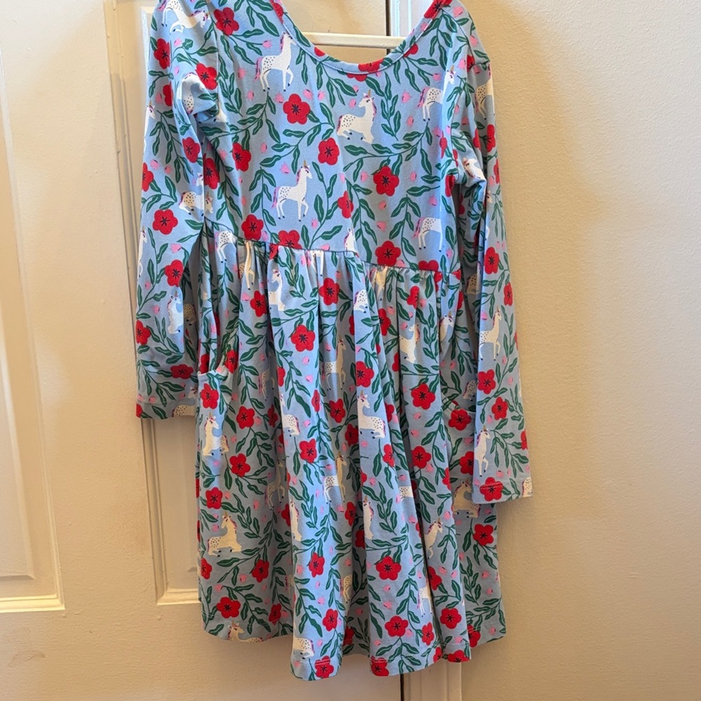 Hannah Andersson Long Sleeve Skater Dress